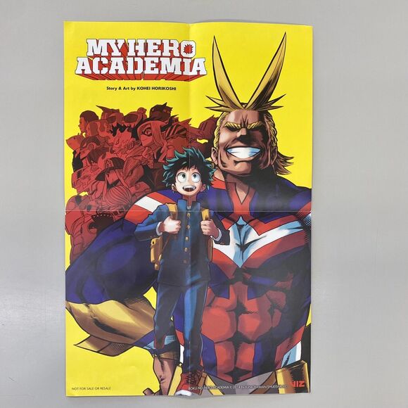 My Hero Academia Starter Pack w/ Poster 4 Graphic Novels Comics Great Condition - Picture 16 of 16
